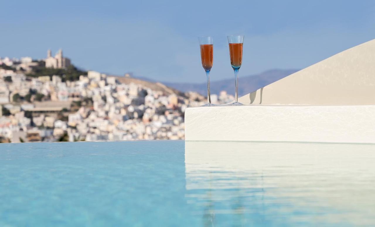 Dipolis Luxury Apartments Syros Episkopion  Eksteriør billede